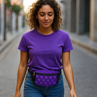 Riñonera Alien Morada – Para pasear en paz Bauchtasche