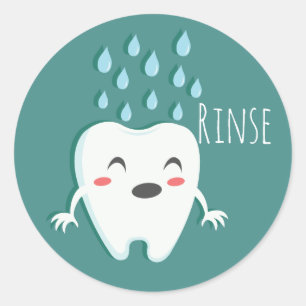 Rinse Dentist (Blatt mit 20) Aufkleber