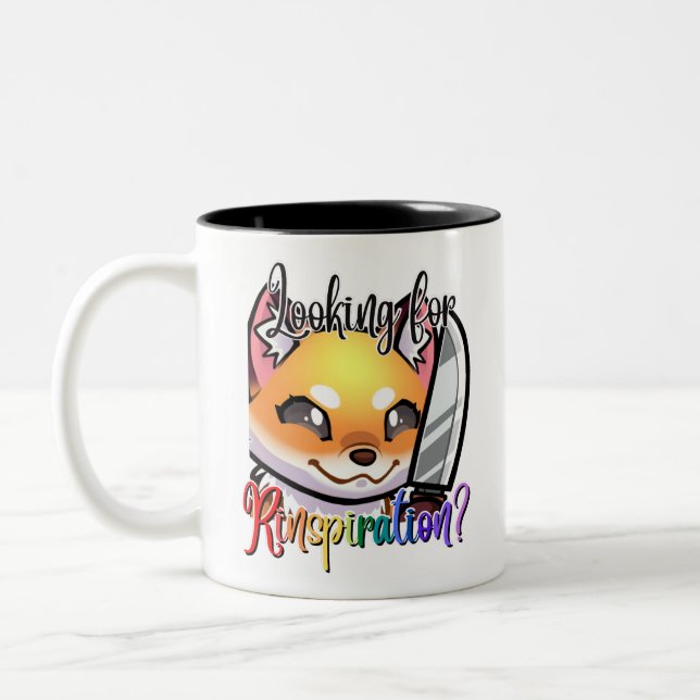 Rinspiration-Tasse Zweifarbige Tasse (Links)