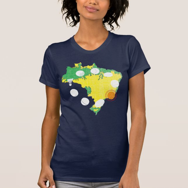Rio 2016 olympisches Brasilien T-Shirt (Vorderseite)