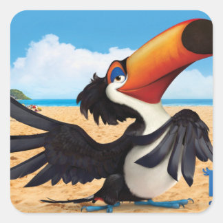 Rio-Aufkleber Quadratischer Aufkleber