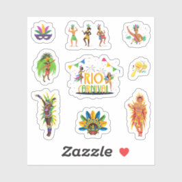 Rio Carnival Stickers Aufkleber