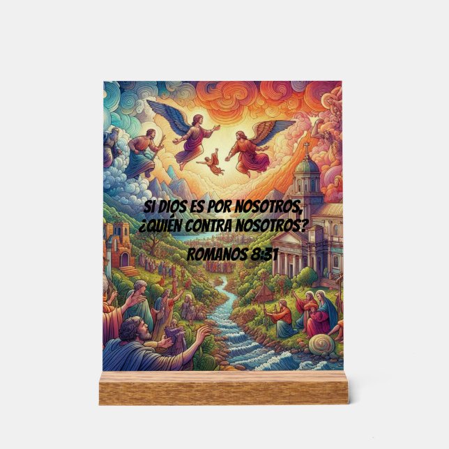 Río Celestial Acrylschild (Vorderseite)