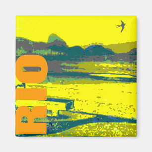 RIO Copacabana-Landschaft Magnet