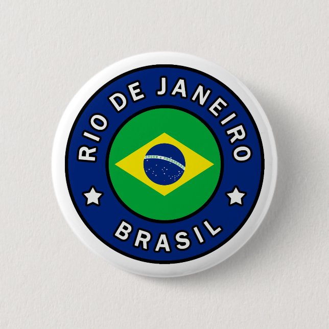 Rio de Janeiro Brasil Button (Vorderseite)