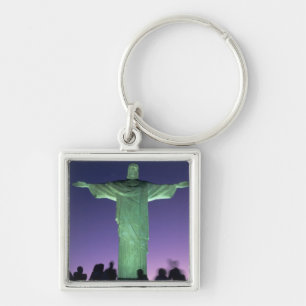 Rio de Janeiro, Brasil. Christus-Statue auf Schlüsselanhänger