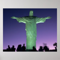 Rio de Janeiro, Brasil. die Christusstatue auf
