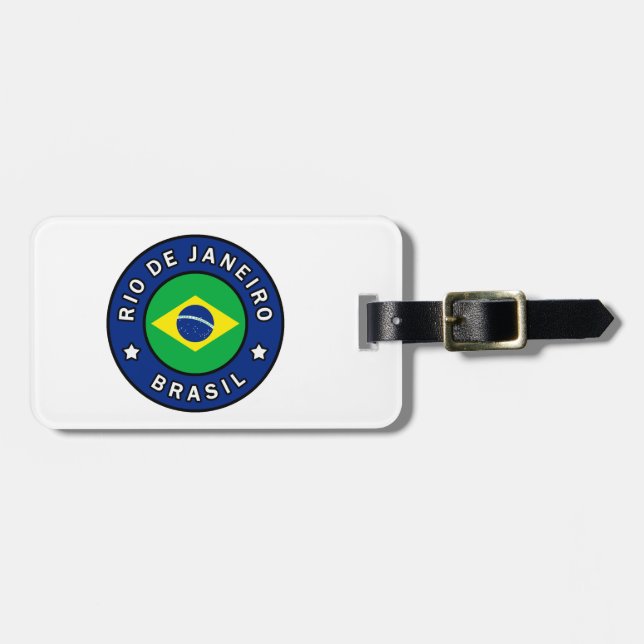 Rio de Janeiro Brasil Gepäckanhänger (Vorderseite horizontal)