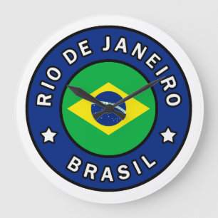 Rio de Janeiro Brasil Große Wanduhr