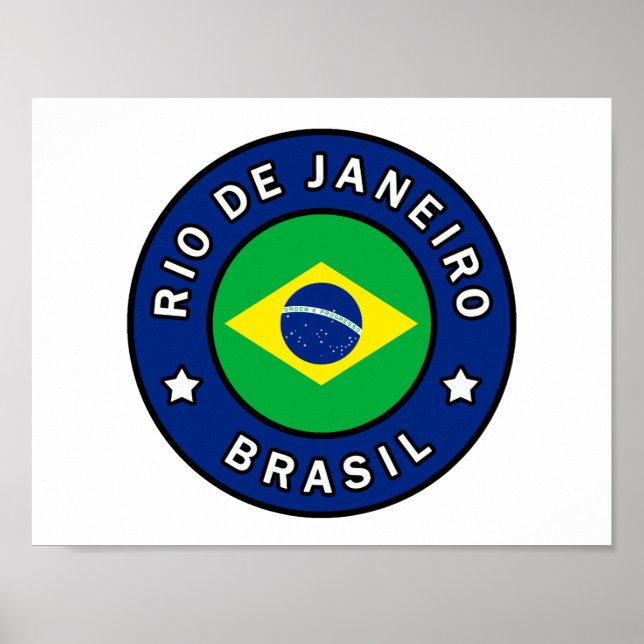 Rio de Janeiro Brasil Poster (Vorne)