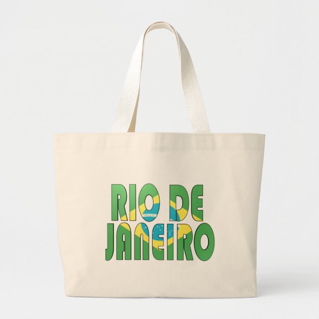 Rio de Janeiro, Brasilien Jumbo Stoffbeutel (Vorne)