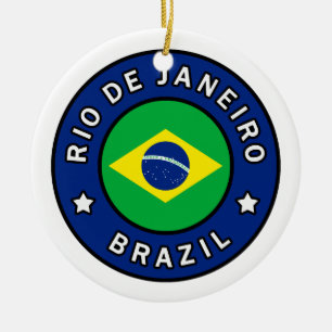 Rio de Janeiro Brasilien Keramik Ornament