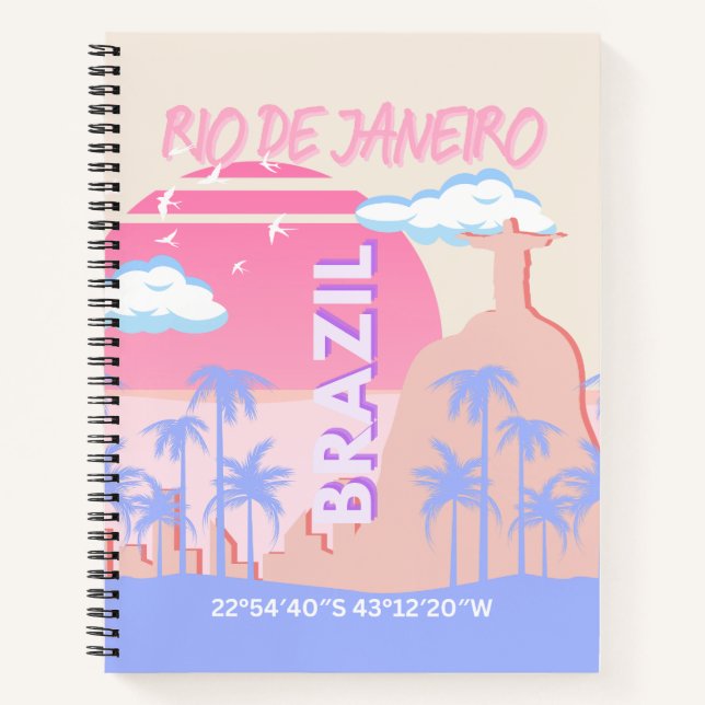 Rio de Janeiro Brasilien Notizbuch (Vorderseite)