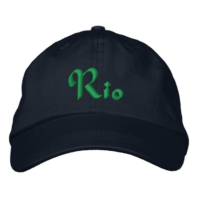 Rio De Janeiro, Brasilien, Personalisiert anpassba Bestickte Baseballkappe (Vorderseite)