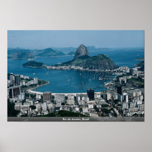 Rio de Janeiro, Brasilien Poster