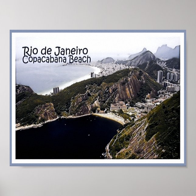 Rio de Janeiro - Brasilien - Poster (Vorne)
