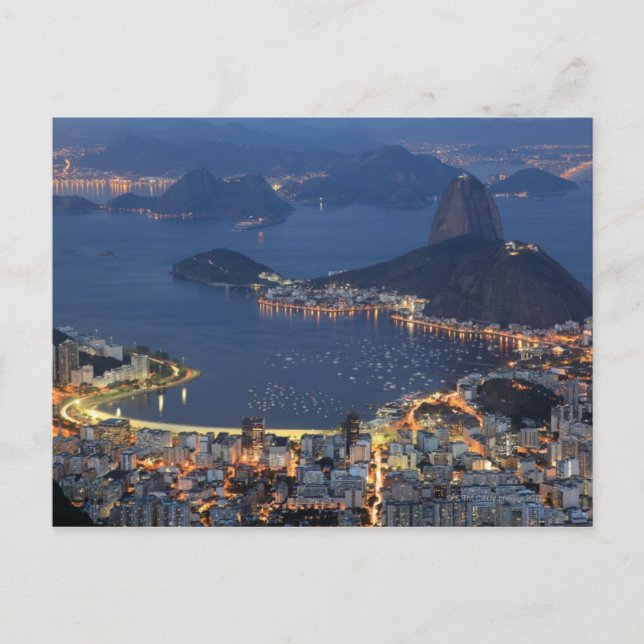 Rio de Janeiro, Brasilien Postkarte (Vorderseite)