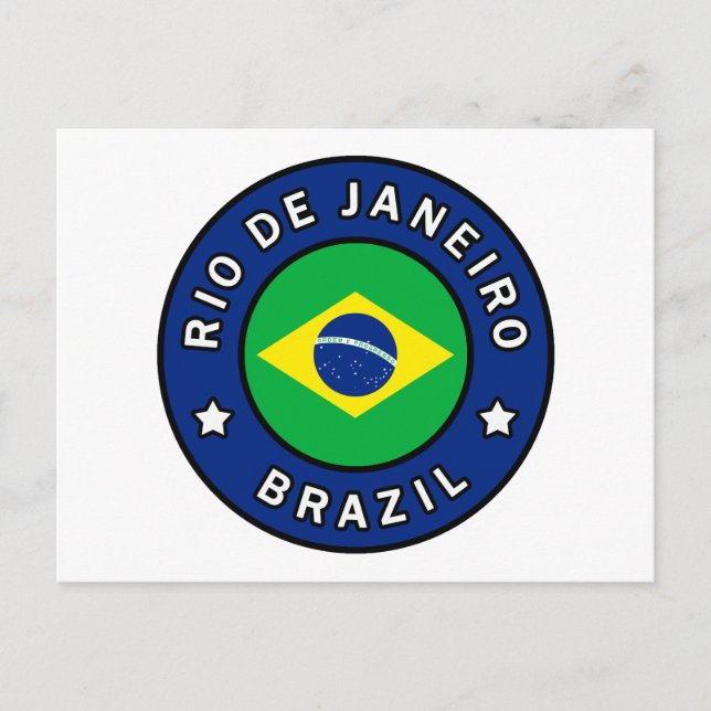 Rio de Janeiro Brasilien Postkarte (Vorderseite)