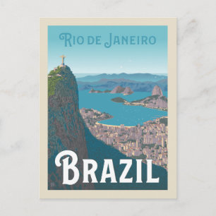 Rio De Janeiro, Brasilien Postkarte