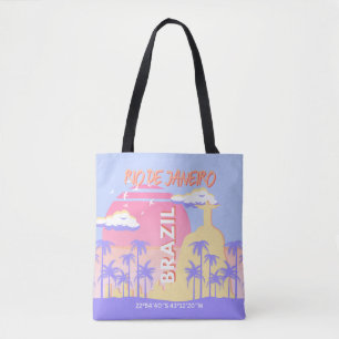 Rio de Janeiro Brasilien Reisen Art Blue Poster
