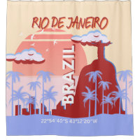 Rio de Janeiro Brasilien Reisen Art Retro Poster