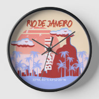 Rio de Janeiro Brasilien Reisen Art Retro Poster