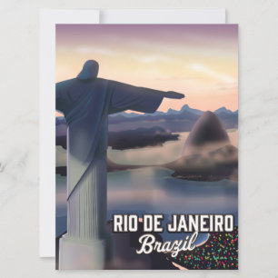 Rio De Janeiro Brasilien reisen Poster.