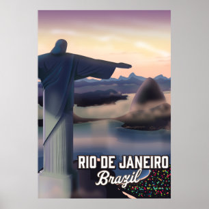Rio De Janeiro Brasilien Reiseplakat. Poster