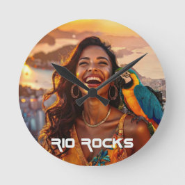 RIO DE JANEIRO - BRASILIEN RUNDE WANDUHR