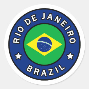 Rio de Janeiro Brasilien Runder Aufkleber