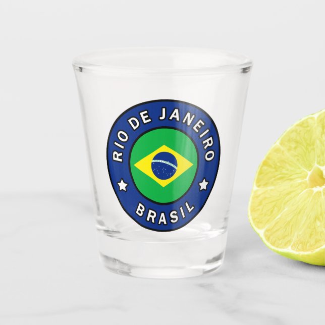 Rio de Janeiro Brasilien Schnapsglas (Vorderseite)