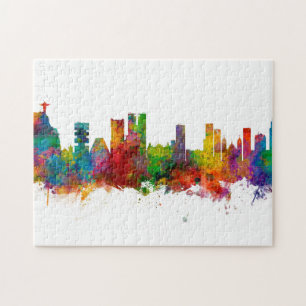 Rio de Janeiro Brasilien Skyline Puzzle