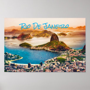 Rio de Janeiro Brasilien Stadt Poster