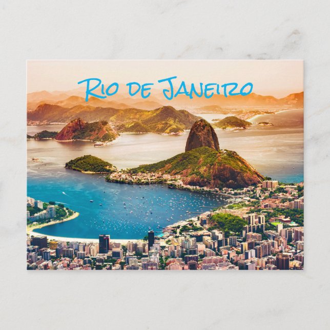Rio de Janeiro Brasilien Stadt Postkarte (Vorderseite)