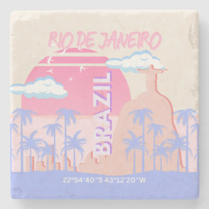 Rio de Janeiro Brasilien Steinuntersetzer