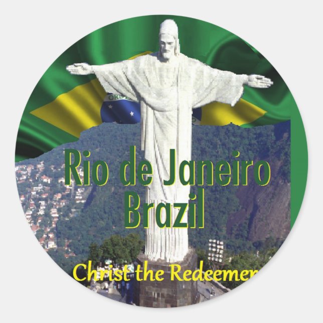 Rio de Janeiro Brasilien Sticker (Vorderseite)
