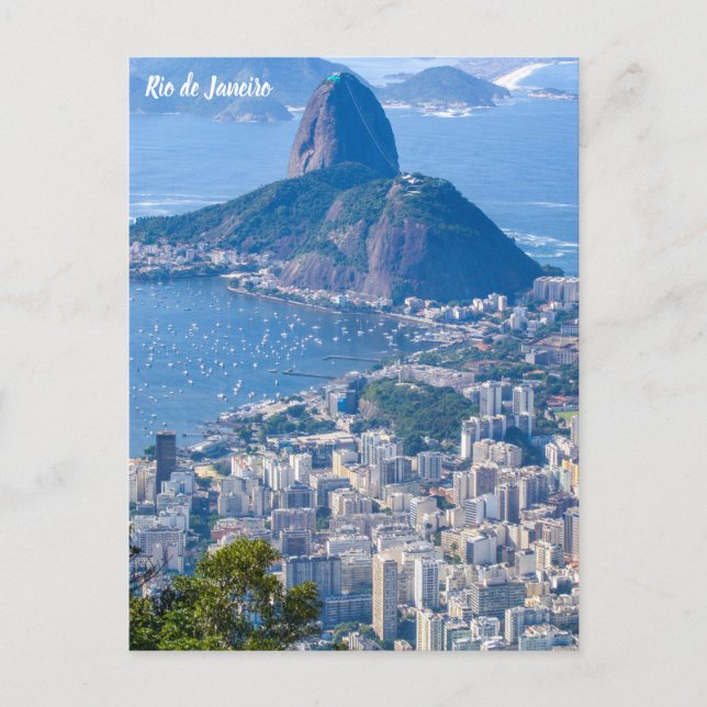 Rio de Janeiro, Brasilien Zuckerhut Postkarte (Vorderseite)