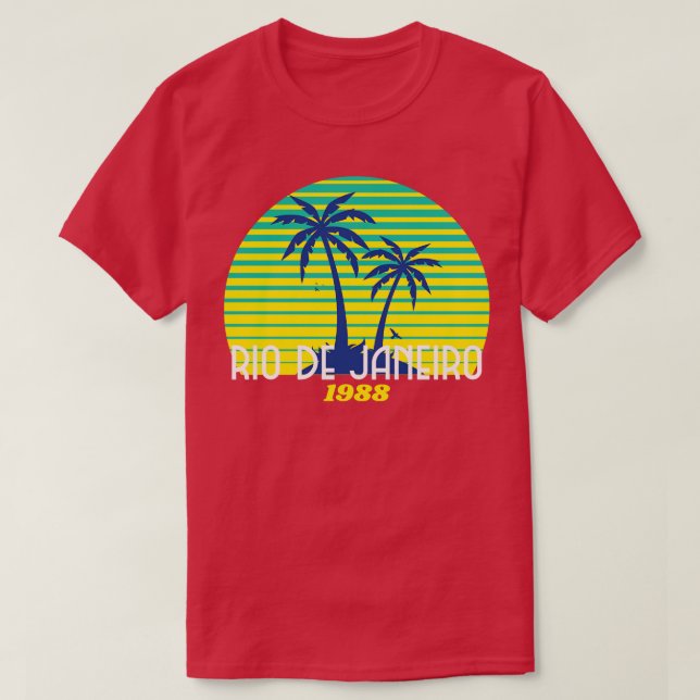Rio de janeiro brazil brasil brasilianisch T-Shirt (Design vorne)