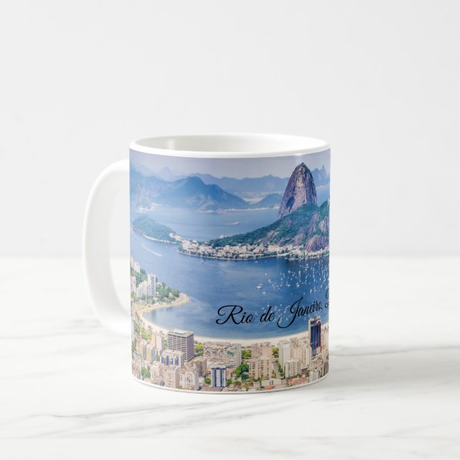 Rio de Janeiro, Brazil cityscape Kaffeetasse (Vorderseite Links)