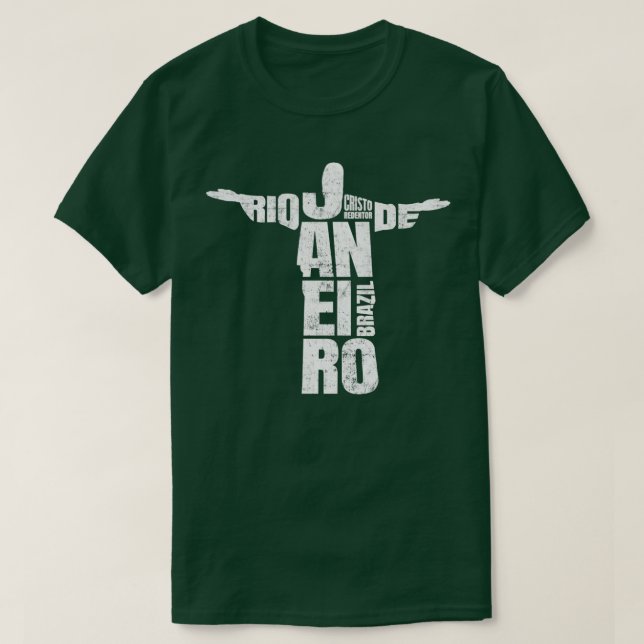Rio de Janeiro Cristo Redentor Brazil Souvenir T-Shirt (Design vorne)