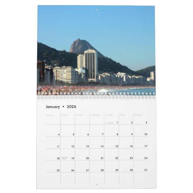 Rio de Janeiro, die Wunder-Stadt in den Bildern Kalender (Jan 2026)