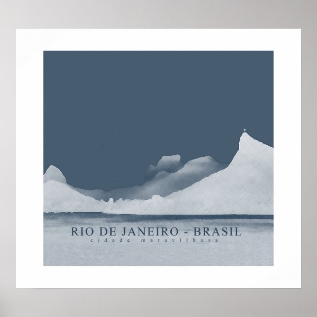 Rio de janeiro für Wände, Drucke (Vorne)