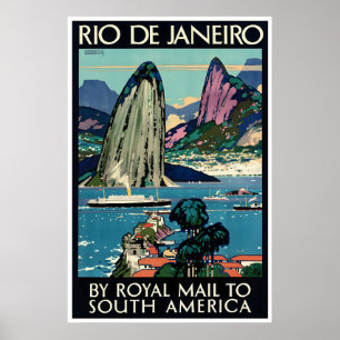 Rio De Janeiro Kunst Brasilien Reiseplakat Kenneth Poster