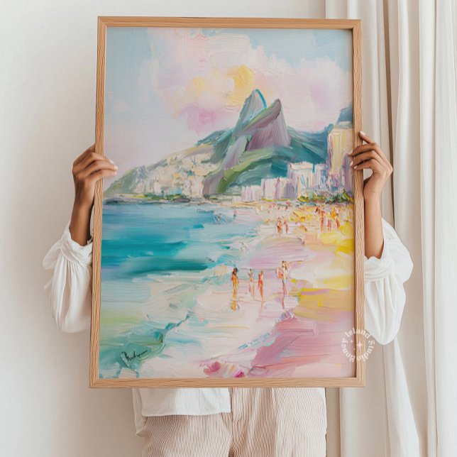 Rio de Janeiro Kunstprint | Arpoador Wandkunst Poster (Rio de Janeiro Art Print | Arpoador Wall Art Print)