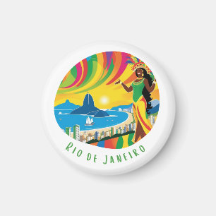 Rio de Janeiro Leben in der Stadt Magnet