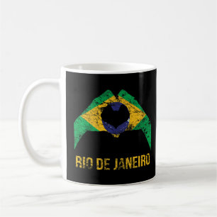 Rio De Janeiro Liebe in Brasilien Vintag Kaffeetasse
