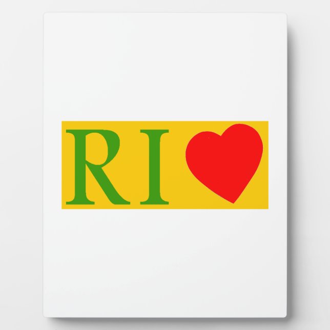 Rio de Janeiro Love Fotoplatte (Vorderseite)