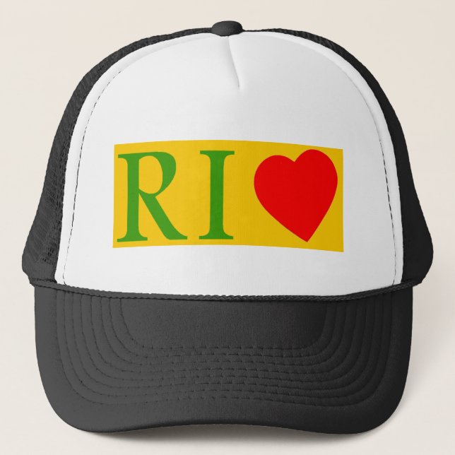 Rio de Janeiro Love Truckerkappe (Vorderseite)