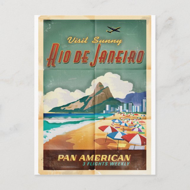 Rio de Janeiro Postkarte (Vorderseite)