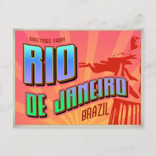 RIO de JANEIRO Postkarte